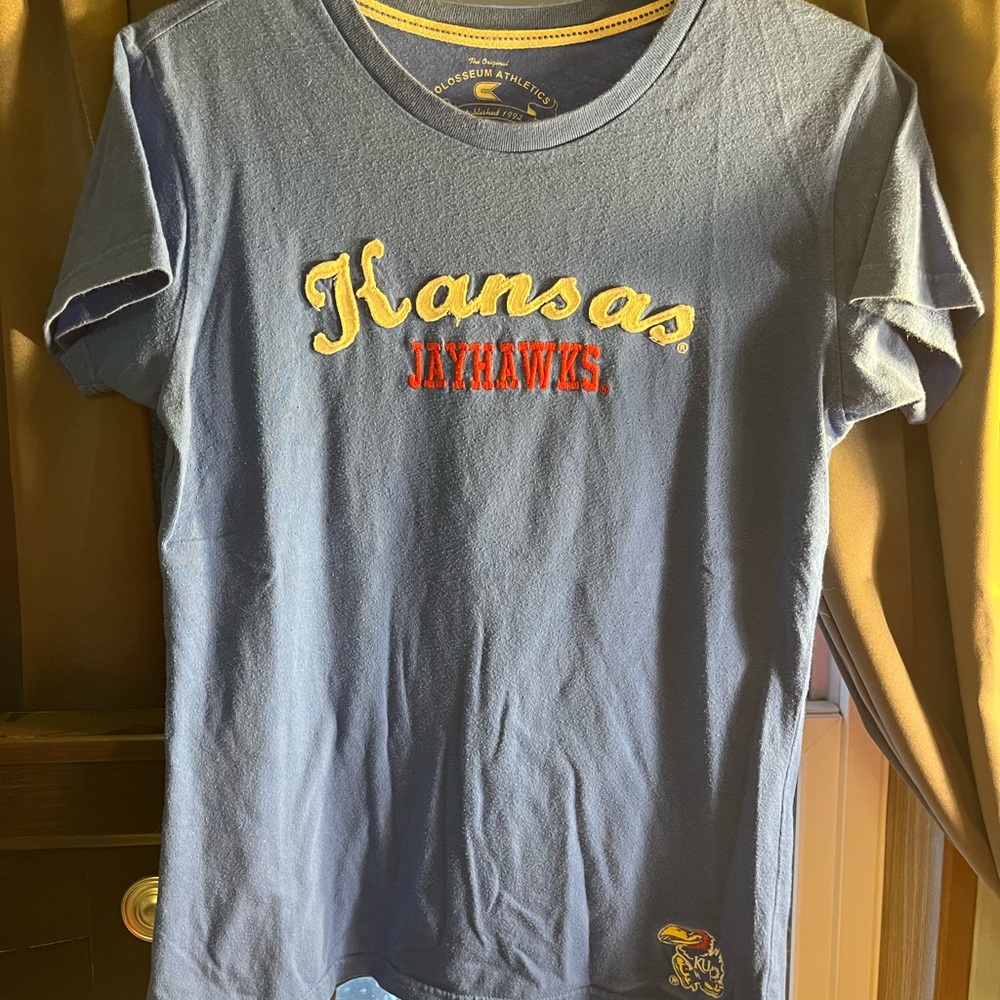 Kansas Jayhawks Women's Blue T-Shirt
